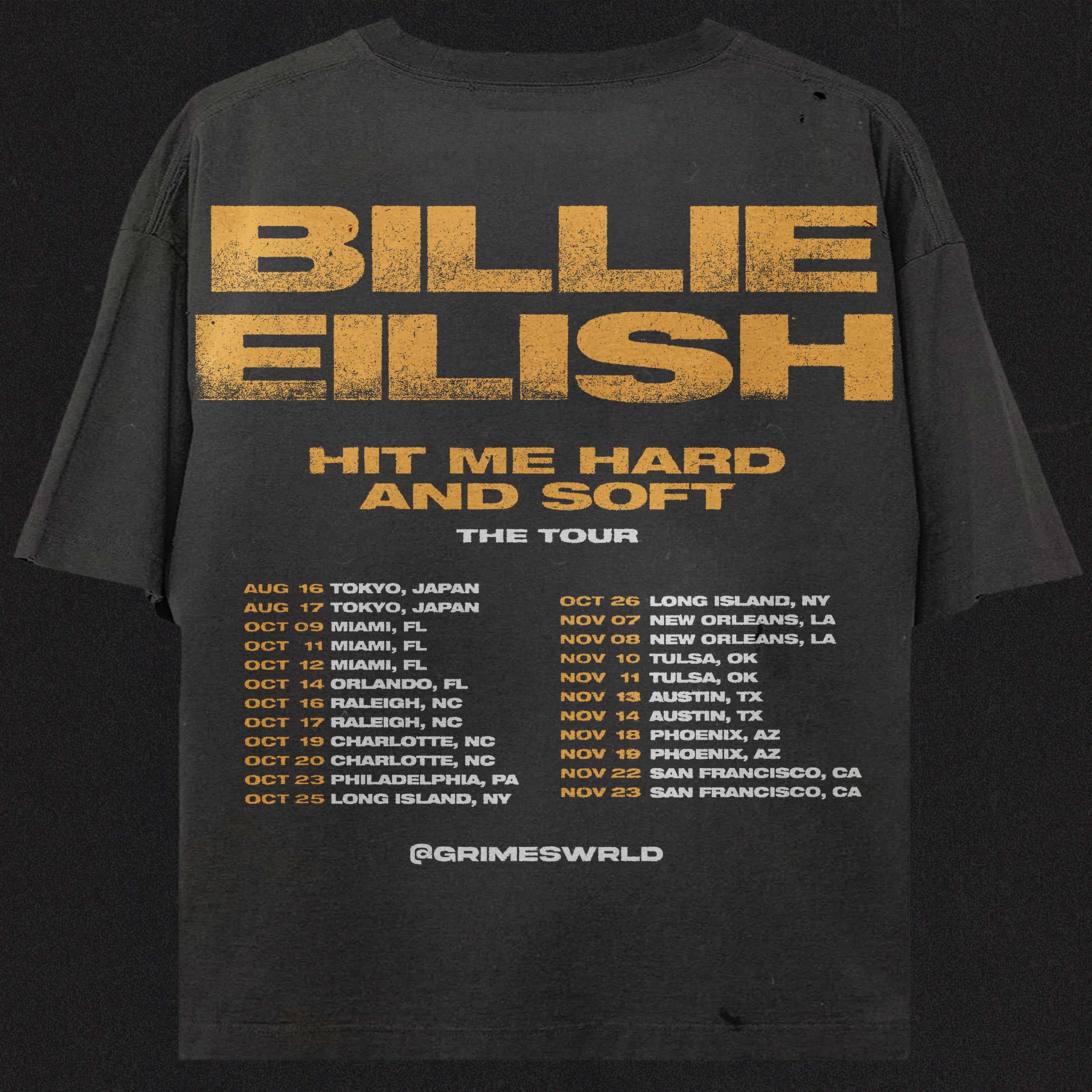 Billie Eilish Tour T-Shirt - Unisex – Grimes Wrld